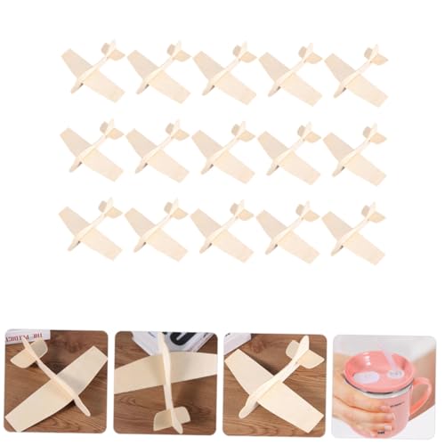 Supvox 15 Stück Teiliges DIY Holzflugzeug Modellbausatz zum Zusammenbauen Blanko Holz Flugzeug mit Glatten Kanten Langlebiges Puzzle für Geburtstagsgeschenk Jungen Kreative Supvox 15 Stück Teiliges DIY Holzflugzeug Modellbausatz zum Zusammenbauen Blanko Holz Flugzeug mit Glatten Kanten Langlebiges Puzzle für Geburtstagsgeschenk Jungen Kreative von Supvox
