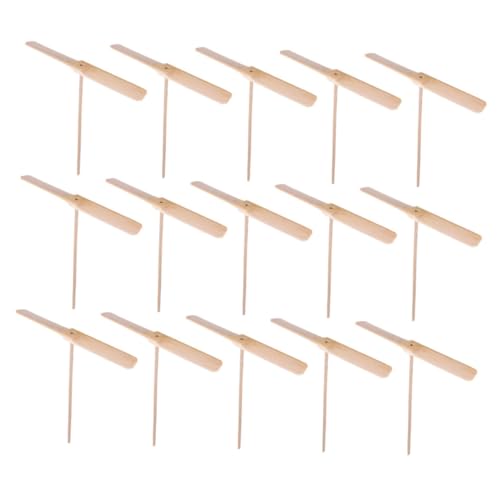 Supvox 15 Stück Teiliges Holzflugspielzeug Handbetriebene Fliegende Libellen Robustes Outdoor Holz Leicht und Tragbar Interaktives Familienspielzeug für Freien Supvox 15 Stück Teiliges Holzflugspielzeug Handbetriebene Fliegende Libellen Robustes Outdoor Holz Leicht und Tragbar Interaktives Familienspielzeug für Freien von Supvox