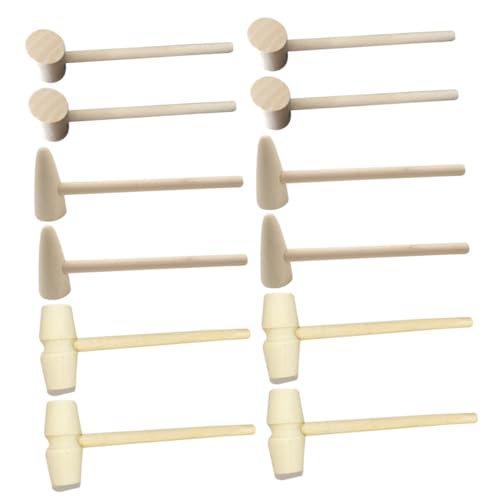 Supvox 15 Stück Teiliges Holzspielzeug Mini Hämmer Leichte Natürliche Holzhämmer mit Glatter Oberfläche Multifunktional Kuchenklopfer Sicher und Geruchlos für Jungen Mädchen Ab Jahren Supvox 15 Stück Teiliges Holzspielzeug Mini Hämmer Leichte Natürliche Holzhämmer mit Glatter Oberfläche Multifunktional Kuchenklopfer Sicher und Geruchlos für Jungen Mädchen Ab Jahren von Supvox