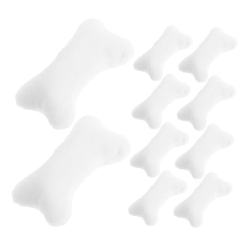 Supvox 15 Stück Teiliges Mini-Kissen Set Weiche Polyester Knochenform Verschleißfestes Niedliches Miniatur Kissen für Puppenhaus Dekoration Tragbar für Lernspiel und DIY Zubehör von Supvox