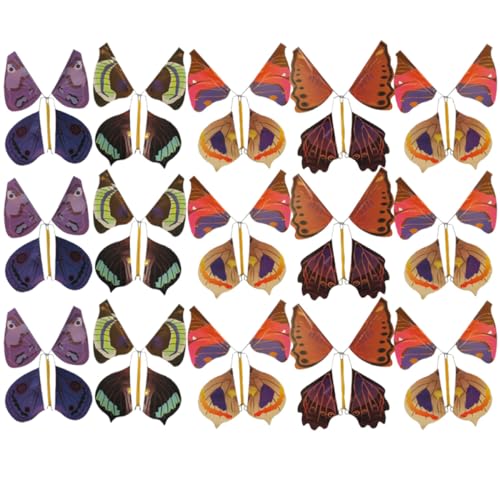 Supvox 15 Stück Zauberer Schmetterling Party Gefälligkeiten Kinderschmetterling Neuheit Fliegende Schmetterlinge Feenschmetterling Requisiten Schmetterling aus Metall Supvox 15 Stück Zauberer Schmetterling Party Gefälligkeiten Kinderschmetterling Neuheit Fliegende Schmetterlinge Feenschmetterling Requisiten Schmetterling aus Metall von Supvox