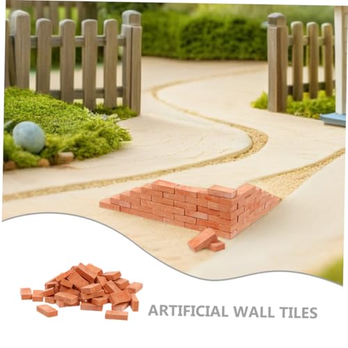 Supvox 150 Stück Maßstab Simulierte Backsteine aus Hochwertigem für DIY Sandtisch Miniatur Häuser Basteln und Dekoration für Kreative Modellbauer Supvox 150 Stück Maßstab Simulierte Backsteine aus Hochwertigem für DIY Sandtisch Miniatur Häuser Basteln und Dekoration für Kreative Modellbauer von Supvox