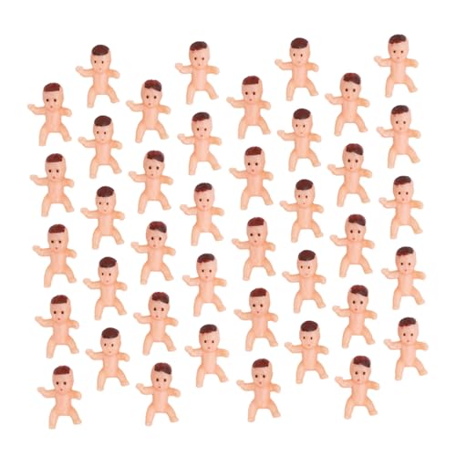 Supvox 150 Stück Mini Babyfiguren Plastik Babypuppen in Buntem Design Kompakt und Langlebig für Babyparty-Dekoration Eiswürfel-Spiel und Partygeschenke für Mädchen Supvox 150 Stück Mini Babyfiguren Plastik Babypuppen in Buntem Design Kompakt und Langlebig für Babyparty-Dekoration Eiswürfel-Spiel und Partygeschenke für Mädchen von Supvox