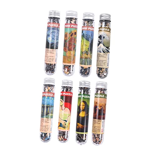 Supvox 150 Stück Teiliges Mini Puzzle Set für Erwachsene Kreatives Jigsaw mit Berühmtem Gemälde Papierbasiert Präzise Geschnitten als Edukatives und Entspannende Freizeitbeschäftigung von Supvox