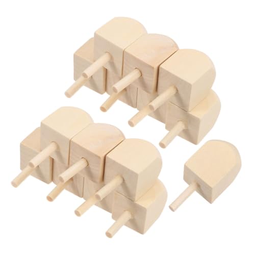 Supvox Holz-Dreidel Für Chanukka 15-teilig Blanke Kreisel Bastelset Für Jungen Und Mädchen Erwachsene 4 15 cm Supvox Holz-Dreidel Für Chanukka 15-teilig Blanke Kreisel Bastelset Für Jungen Und Mädchen Erwachsene 4 15 cm von Supvox