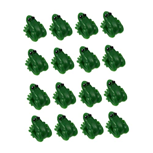 Supvox 16 Stück Frosch aus Harz spielzeuge Toy Kinderzimmer Dekoration Dekorative Tierfiguren für kucheltier Frosch Zeug Puppenhaus-Mini-Frösche Puppenhaus-Miniaturfrösche Green Supvox 16 Stück Frosch aus Harz spielzeuge Toy Kinderzimmer Dekoration Dekorative Tierfiguren für kucheltier Frosch Zeug Puppenhaus-Mini-Frösche Puppenhaus-Miniaturfrösche Green von Supvox