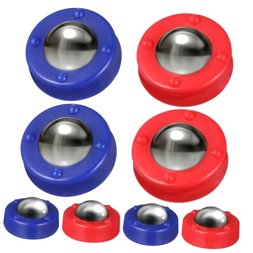 Supvox 16 Stück Garnelenbrett Board-Pucks Kinderfußball Teil voll Tischplatte Tischspiel mit rollenden Bällen Bälle für Tabletop-Curling-Spiel Shuffleboard Stahl Supvox 16 Stück Garnelenbrett Board-Pucks Kinderfußball Teil voll Tischplatte Tischspiel mit rollenden Bällen Bälle für Tabletop-Curling-Spiel Shuffleboard Stahl von Supvox