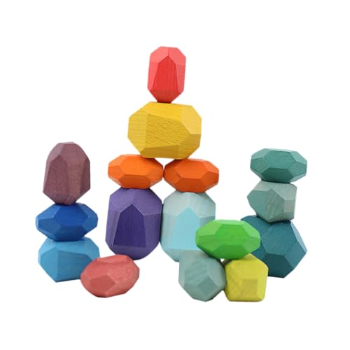 Supvox 16 Stück - Gebäude hühner kinderknallzeug holzbauklötze Balancieren Geschicklichkeitsspielzeug kinderspielzeug aus Holz Stapelblöcke hölzern Colorful Supvox 16 Stück - Gebäude hühner kinderknallzeug holzbauklötze Balancieren Geschicklichkeitsspielzeug kinderspielzeug aus Holz Stapelblöcke hölzern Colorful von Supvox