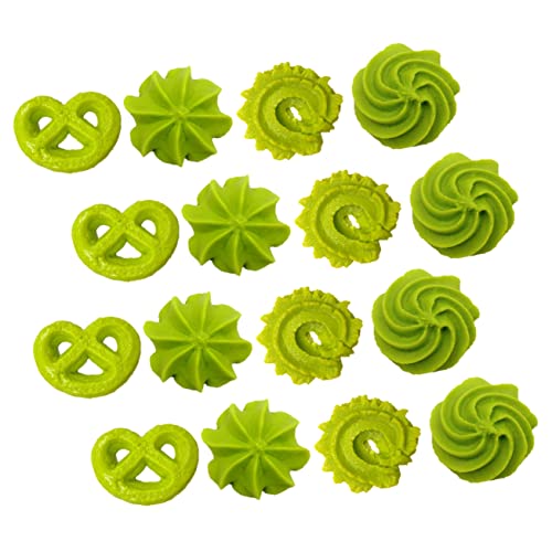 Supvox 16 Stück Keks-Modell Sortiert künstlich groß Plätzchen Nachtisch spielzeuge für Cake Decorating gefälschtes Keksmodell simulierte Keksverzierung PVC Green Supvox 16 Stück Keks-Modell Sortiert künstlich groß Plätzchen Nachtisch spielzeuge für Cake Decorating gefälschtes Keksmodell simulierte Keksverzierung PVC Green von Supvox