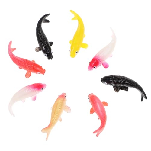 Supvox 16 Stück Maßstab Handliche Miniatur Koi Fische für Mikro Landschaft DIY Basteln und Terrarien Zubehör von Supvox