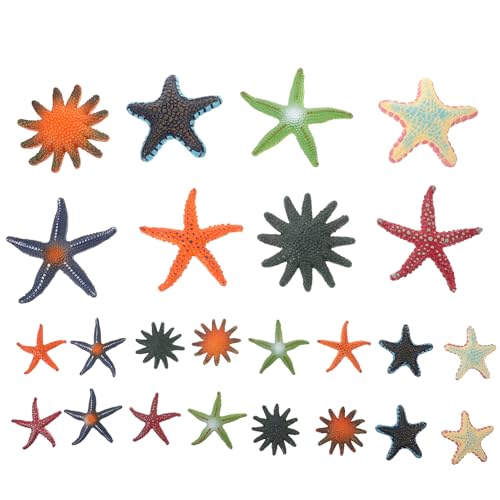 Supvox 16stücke Meerestierfiguren Dekorative Seesternfigur Meereskreatur Ornament Thema Figurine Spielzeug Für Aquarium Und von Supvox