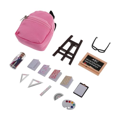 Supvox 16pcs Dollhouse Mini Schultasche Und Bildungswerkzeuge Mit Blackboard Lineal Stationery 1:12 Dollhouse Klassenzimmer Dekoration Puppenstudium Accessoire Supvox 16pcs Dollhouse Mini Schultasche Und Bildungswerkzeuge Mit Blackboard Lineal Stationery 1:12 Dollhouse Klassenzimmer Dekoration Puppenstudium Accessoire von Supvox