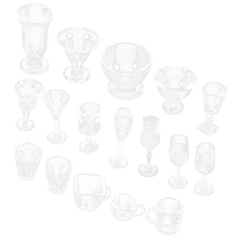 Supvox 17 Stück Mini-küchenutensilien Mini-küchengeschirr- Home Mini Geschirr Dekoration Küchenzubehör Für Puppenstuben DIY Dollhouse Puppenhaus-Sachen Plastik Transparent Supvox 17 Stück Mini-küchenutensilien Mini-küchengeschirr- Home Mini Geschirr Dekoration Küchenzubehör Für Puppenstuben DIY Dollhouse Puppenhaus-Sachen Plastik Transparent von Supvox