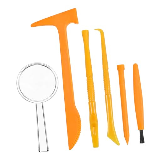 Supvox 18 Sätze Ausgrabungswerkzeug Set Kunststoff Grabwerkzeuge Hammer Meißel Pinsel Spaß Werkzeugspielzeug für Kreative Entdeckungen und Spielerisches Lernen Supvox 18 Sätze Ausgrabungswerkzeug Set Kunststoff Grabwerkzeuge Hammer Meißel Pinsel Spaß Werkzeugspielzeug für Kreative Entdeckungen und Spielerisches Lernen von Supvox