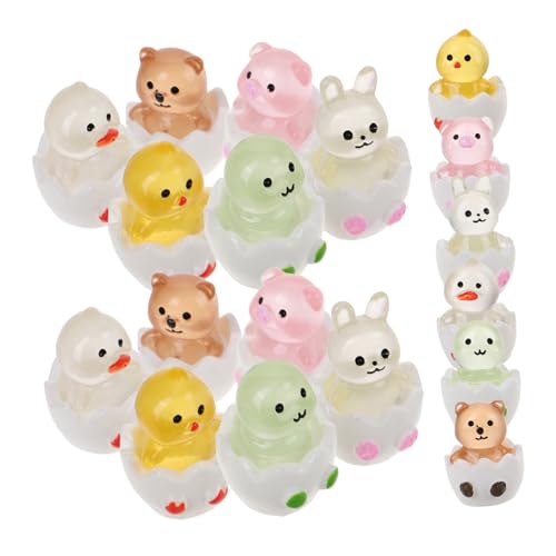 Supvox 18 Stück Im Dunkeln Leuchtendes Tierbaby Klein Tierisches Miniatur Ente Erdmännchen Winzig Spielzeugtiere Figuren Dekorationen Mini- Harz Supvox 18 Stück Im Dunkeln Leuchtendes Tierbaby Klein Tierisches Miniatur Ente Erdmännchen Winzig Spielzeugtiere Figuren Dekorationen Mini- Harz von Supvox