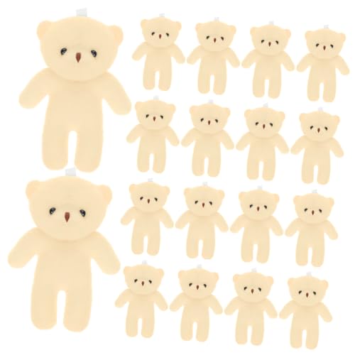 Supvox 18 Stück Mini-bärpuppe Mini Stofftiere Kleine Bären Dekoratives Bärendekor Miniatur-kuscheltiere Winziger Bär Bärenfiguren Bären- -dusche Partygeschenke Tragen Zinn Pp Baumwolle Supvox 18 Stück Mini-bärpuppe Mini Stofftiere Kleine Bären Dekoratives Bärendekor Miniatur-kuscheltiere Winziger Bär Bärenfiguren Bären- -dusche Partygeschenke Tragen Zinn Pp Baumwolle von Supvox
