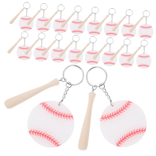 Supvox 18 Stück Teiliges Baseball Schlüsselanhänger aus Kunststoff Weiße Sportanhänger für Jungen Dekorative Baseball Party Geschenke Stilvolle Taschen Schlüssel Dekoration Supvox 18 Stück Teiliges Baseball Schlüsselanhänger aus Kunststoff Weiße Sportanhänger für Jungen Dekorative Baseball Party Geschenke Stilvolle Taschen Schlüssel Dekoration von Supvox