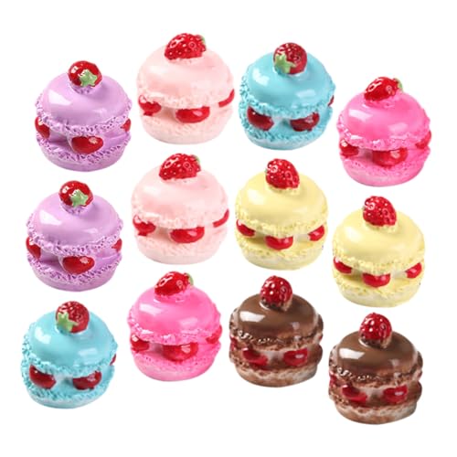 Supvox 18 Stück Teiliges Miniatur Kuchenmodell Resin Dekoration Puppenhaus Mini Dessert Deko Realistisch Leicht Tragbar für DIY und Puppenhaus Zubehör Supvox 18 Stück Teiliges Miniatur Kuchenmodell Resin Dekoration Puppenhaus Mini Dessert Deko Realistisch Leicht Tragbar für DIY und Puppenhaus Zubehör von Supvox