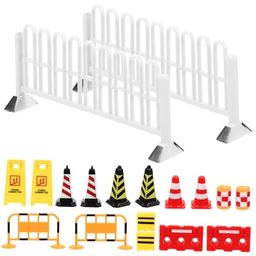 Supvox 18 Stück Teiliges Verkehrszeichen aus Sicherem Material Miniatur Straßenschilder und Straßensperren Lehrreich und Farbenfroh Fördert Spielerisches Lernen für Passt zu Baumaschinen Supvox 18 Stück Teiliges Verkehrszeichen aus Sicherem Material Miniatur Straßenschilder und Straßensperren Lehrreich und Farbenfroh Fördert Spielerisches Lernen für Passt zu Baumaschinen von Supvox