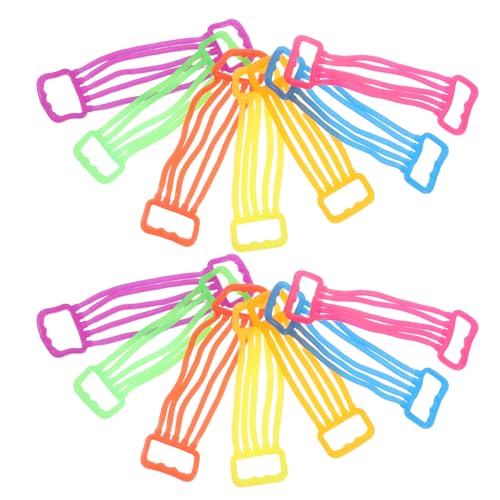 Supvox 18-teiliges Set Hand-Sensorikspielzeug für Kinder: Dehnbare Schnüre für Kleinkinder, Fidget-Spielzeug – Widerstandsbänder für Kinder – Trainings- und Dehngurt – Montessori Fitness Supvox 18-teiliges Set Hand-Sensorikspielzeug für Kinder: Dehnbare Schnüre für Kleinkinder, Fidget-Spielzeug – Widerstandsbänder für Kinder – Trainings- und Dehngurt – Montessori Fitness von Supvox