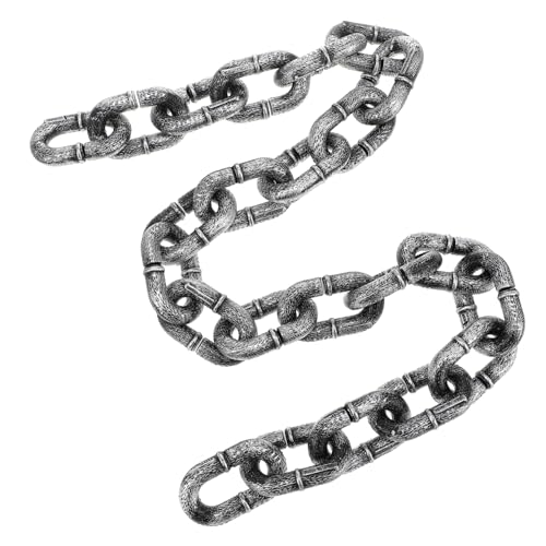 Supvox 1M Halloween Kunststoffkette Dekorative Absperrkette für Partys und Spukhäuser Vielseitig Einsetzbar für Halloween Dekorationen und Festlichkeiten von Supvox