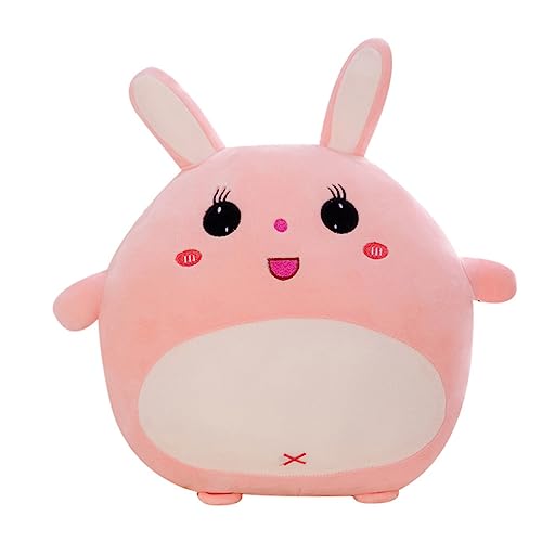 Supvox 1Pc Kaninchen Plüsch Kissen Gefüllte Bunny Kaninchen Puppe Kaninchen Gefüllte Puppe Plüsch Puppe Plüsch Gefüllte Puppe Gefüllte Puppe Rosa Unten Baumwolle von Supvox
