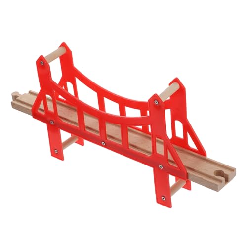 Supvox 1Pc Track Zug Kleinkind Für Babys Eisenbahn Zubehör Eisenbahn Track Holz Rot Supvox 1Pc Track Zug Kleinkind Für Babys Eisenbahn Zubehör Eisenbahn Track Holz Rot von Supvox