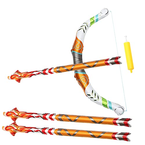 Supvox 1Satz Aufblasbares Bogen Und Pfeilspielzeug Für Pfeilen Und Luftpumpe Für Geburtstagsfeiern Und Kreative Outdoor Aktivitäten Supvox 1Satz Aufblasbares Bogen Und Pfeilspielzeug Für Pfeilen Und Luftpumpe Für Geburtstagsfeiern Und Kreative Outdoor Aktivitäten von Supvox