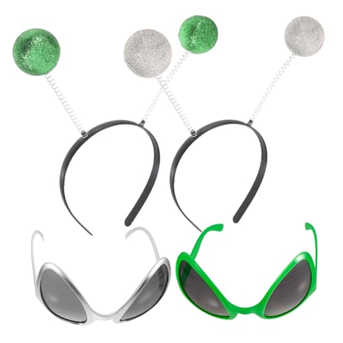 Supvox 1Satz Außerirdische Brille Und Stirnband Für Halloween Und Cosplay Langlebige Requisiten Für Kreative Partys Und Sicher Und Praktisch Unisex Für Erwachsene Supvox 1Satz Außerirdische Brille Und Stirnband Für Halloween Und Cosplay Langlebige Requisiten Für Kreative Partys Und Sicher Und Praktisch Unisex Für Erwachsene von Supvox