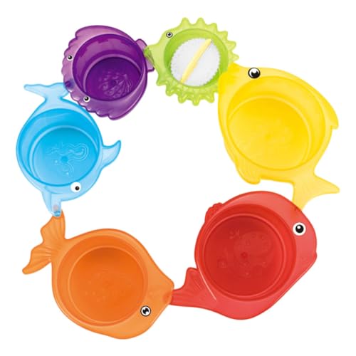 Supvox 1Satz Bad Stapelbecher für Badewanne Cartoon Design Leuchtenden Farben für Kleinkinder Strand und Badespaß Fördert Kreativität und Praktische Fähigkeiten Supvox 1Satz Bad Stapelbecher für Badewanne Cartoon Design Leuchtenden Farben für Kleinkinder Strand und Badespaß Fördert Kreativität und Praktische Fähigkeiten von Supvox