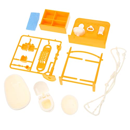 Supvox 1Satz Badezimmermöbel Mini Badewanne und Toilette für Puppenhaus Teiliges für Dekoration und Puppenhaus Zubehör Supvox 1Satz Badezimmermöbel Mini Badewanne und Toilette für Puppenhaus Teiliges für Dekoration und Puppenhaus Zubehör von Supvox