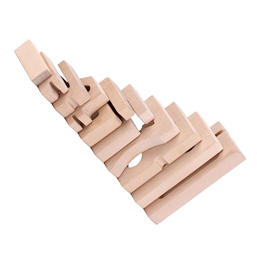 Supvox 1Satz Balance Blocks Holzspielzeug Set Stapelbare Bausteine Für Lernspielzeug Für Kleinkinder Fördert Kreativität Und Motorische Fähigkeiten Sicheres Massivem von Supvox