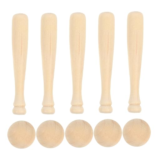 Supvox 1Satz Baseball Bat Set Zum Basteln Unbemaltes Holzspielzeug Für Kreative Teiliges Set Mit Baseball Für DIY Kunsthandwerk Supvox 1Satz Baseball Bat Set Zum Basteln Unbemaltes Holzspielzeug Für Kreative Teiliges Set Mit Baseball Für DIY Kunsthandwerk von Supvox