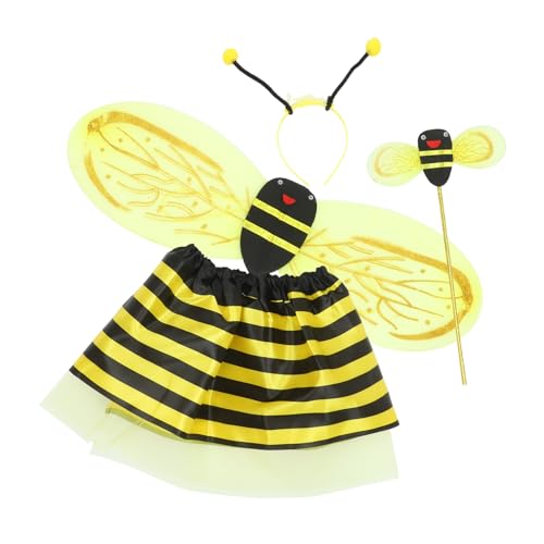 Supvox 1Satz Bienenkostüm Set Für Teiliges Kostüm Mit Bienenflügeln Rock Stirnband Für Partys Und Rollenspiele Atmungsaktiv Und Bequem Kostümzubehör Supvox 1Satz Bienenkostüm Set Für Teiliges Kostüm Mit Bienenflügeln Rock Stirnband Für Partys Und Rollenspiele Atmungsaktiv Und Bequem Kostümzubehör von Supvox