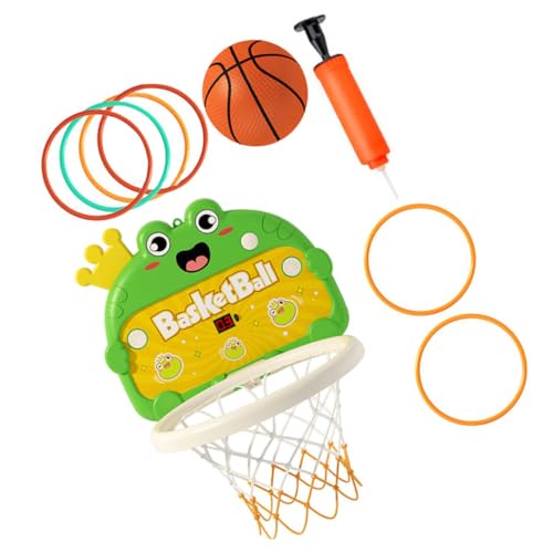 Supvox 1Satz Cartoon Indoor Basketballkorb Für Wand Basketballständer Mit Zubehör Ball Luftpumpe Und Haken Für Zuhause Und Spielspaß von Supvox