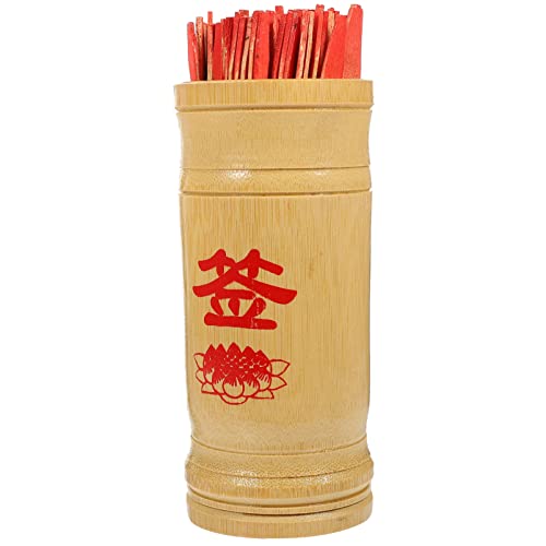Supvox 1Satz Chinesische Bambus Wahrsagerige Spielstöcke mit Aufbewahrungsbecher Traditionelle Glücksschläge für Interaktive Spiele und Vermögensvorhersagen Stabil und Langlebig Supvox 1Satz Chinesische Bambus Wahrsagerige Spielstöcke mit Aufbewahrungsbecher Traditionelle Glücksschläge für Interaktive Spiele und Vermögensvorhersagen Stabil und Langlebig von Supvox