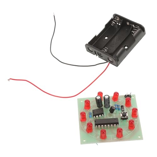 Supvox 1Satz DIY LED Experimentierset Für Elektrisches Schaltungsexperiment Zur Praktischer Fähigkeiten Lampenelementen Und Batteriefach von Supvox