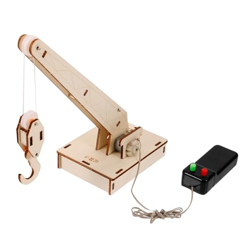 Supvox 1Satz DIY Stem Kran Physikalisches Lernset Für Kran Modell Baukasten Kreatives Experimentierspielzeug Für Jungen Und Farben Zufällig von Supvox