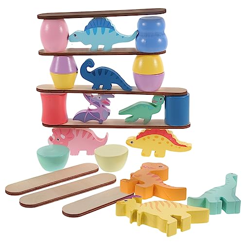 Supvox 1Satz Dinosaurier Stapelspielzeug aus Holz für Lernspielzeug Feinmotorik und Kreativität Sicheres Balancespiel für Kleinkinder Ab Jahr Supvox 1Satz Dinosaurier Stapelspielzeug aus Holz für Lernspielzeug Feinmotorik und Kreativität Sicheres Balancespiel für Kleinkinder Ab Jahr von Supvox