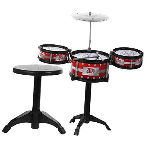 Supvox 1Satz Drum Set Für Vorschule Pädagogisches Musikspielzeug Mit Trommeln Und Schlägeln Für Jungen Kinderfreundlich Fördert Musikalische Fähigkeiten Supvox 1Satz Drum Set Für Vorschule Pädagogisches Musikspielzeug Mit Trommeln Und Schlägeln Für Jungen Kinderfreundlich Fördert Musikalische Fähigkeiten von Supvox