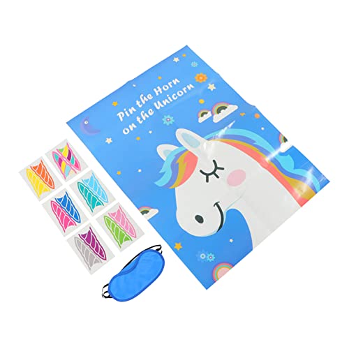 Supvox 1Satz Einhorn Party Spielset Für Kreatives Einhorn Für Geburtstagsfeiern Leicht Zu Bedienen Für Mädchenpartys Und Klassenzimmer Perfektes Für Freunde von Supvox