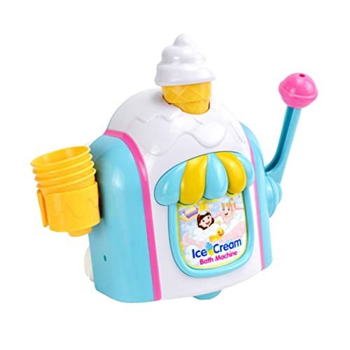 Supvox 1Satz Eiscreme Blasenspielzeug für Kreative Blasenmaschine für Badewanne Material Leicht zu Bedienen Perfektes Badespielzeug für Kleinkinder Macht die Badzeit Unterhaltsam von Supvox