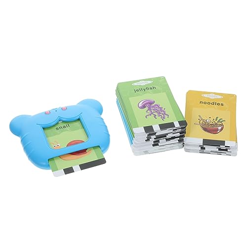 Supvox 1Satz Englisch Lernspielzeug Für Kognitive Lernmaschine Mit Karten Frühe Bildung Cartoon Design Für Kleinkinder Fördert Sprachentwicklung Und Spielspaß von Supvox