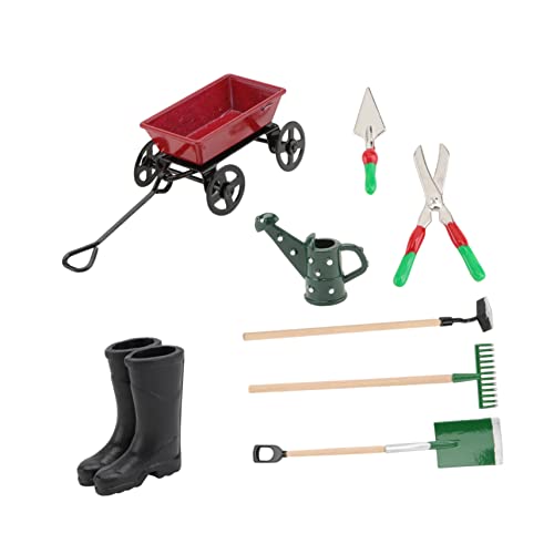 Supvox 1Satz Gartenwerkzeug Für Puppenhäuser Teiliges Mit Mini Wassergießkanne Und Zubehör Für Kreative DIY Projekte von Supvox