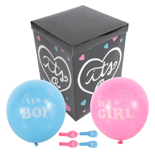 Supvox 1Satz Gender Reveal Box Aus Papier Für Babyparty Dekoration Enthält Blaue Und Ballons Kreative Geschlechtsoffenbarung Für Jungen Supvox 1Satz Gender Reveal Box Aus Papier Für Babyparty Dekoration Enthält Blaue Und Ballons Kreative Geschlechtsoffenbarung Für Jungen von Supvox