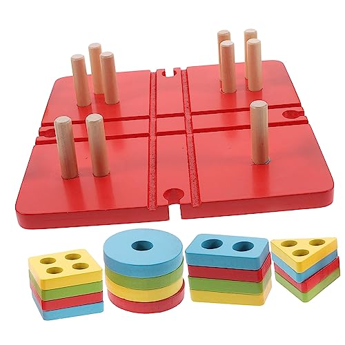 Supvox 1Satz Geometrische Holzspielzeug für Kleinkinder Farbenfrohes Formsortierspielzeug Feinmotorik und Sowie Formenkenntnis Pädagogisches für Zuhause Supvox 1Satz Geometrische Holzspielzeug für Kleinkinder Farbenfrohes Formsortierspielzeug Feinmotorik und Sowie Formenkenntnis Pädagogisches für Zuhause von Supvox