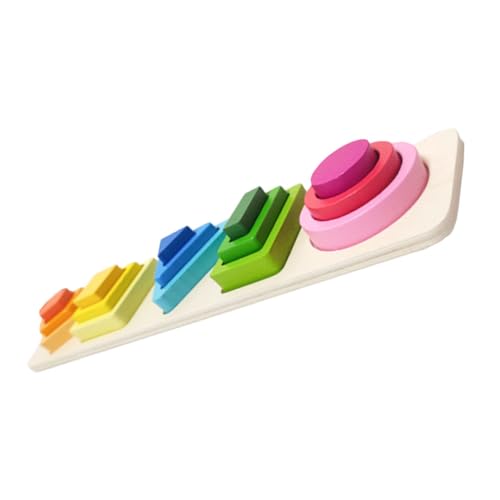 Supvox 1Satz Geometrisches Holzspielzeug Für Pädagogisches Formpuzzle Mit Bunten Blöcken Kreativität Und Logischem Für Einsatz Im Kindergarten Supvox 1Satz Geometrisches Holzspielzeug Für Pädagogisches Formpuzzle Mit Bunten Blöcken Kreativität Und Logischem Für Einsatz Im Kindergarten von Supvox