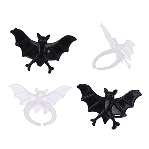 Supvox 1Satz Halloween Fledermausringe Leuchtende Fingerringe Für Halloween Kreative Deko Für Partys Und Feiern Designs von Supvox