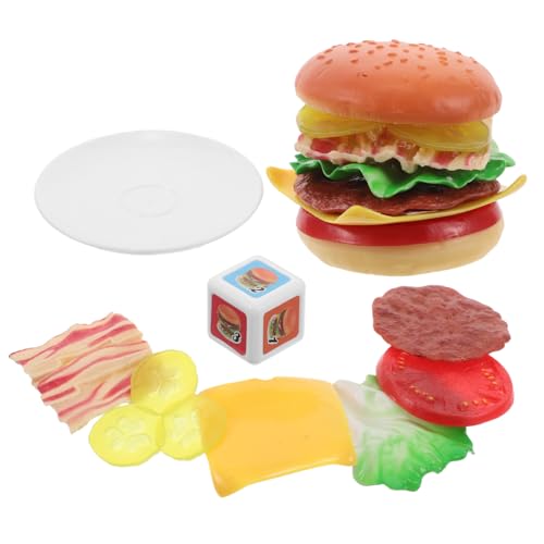 Supvox 1Satz Hamburger Stapelspielzeug Interaktives Stapelspiel für Kleinkinder Kreatives Lernspielzeug mit Bunten Hamburgerschichten Fördert die Motorik und Gleichgewicht Supvox 1Satz Hamburger Stapelspielzeug Interaktives Stapelspiel für Kleinkinder Kreatives Lernspielzeug mit Bunten Hamburgerschichten Fördert die Motorik und Gleichgewicht von Supvox