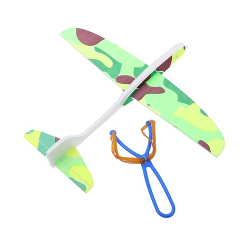 Supvox 1Satz Handgeworfenes Flugzeug Gleitflugzeug Für DIY Modellspielzeug Camouflage Für Outdoor Spiele Und Motorische Fähigkeiten von Supvox